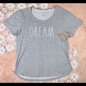 Rae Dunn “Dream.” Sleepwear Shirt Grey XL